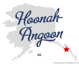 Map of Hoonah-Angoon, AK, Alaska