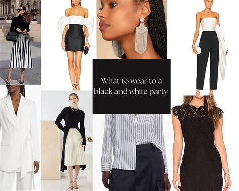 Outfit Ideas For A Black And White Party Theankaraqueen