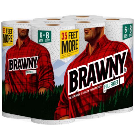 Brawny Full Sheet Large Roll Paper Towels Rolls Kroger