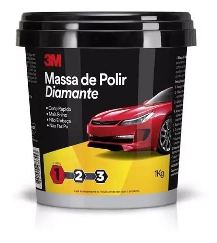 3m Massa De Polir Base Agua 1kg Para Polimento Parcelamento Sem Juros