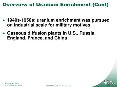 PPT - Safeguarding Uranium Enrichment: The Challenge of Large Gas ...