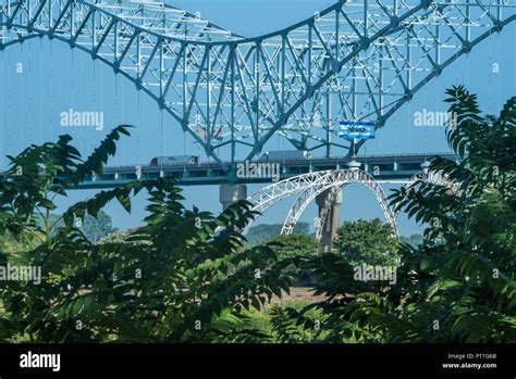 The Hernando De Soto Bridge Is A Double Arch Bridge Spanning The