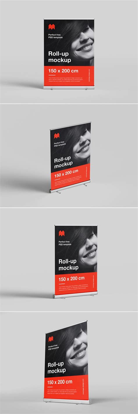 Free Banner Roll-up Mockup PSD | Mockuptree