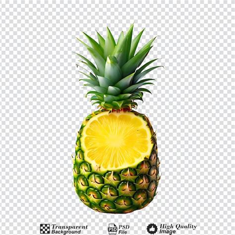 Premium Psd Pineapple Slices Isolated On Transparent Background