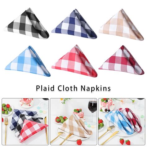 Cm Classic Tafelblad Servet Vierkante Servetten Plaid Doek