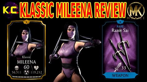 Mk Mobile Klassic Mileena Review Youtube