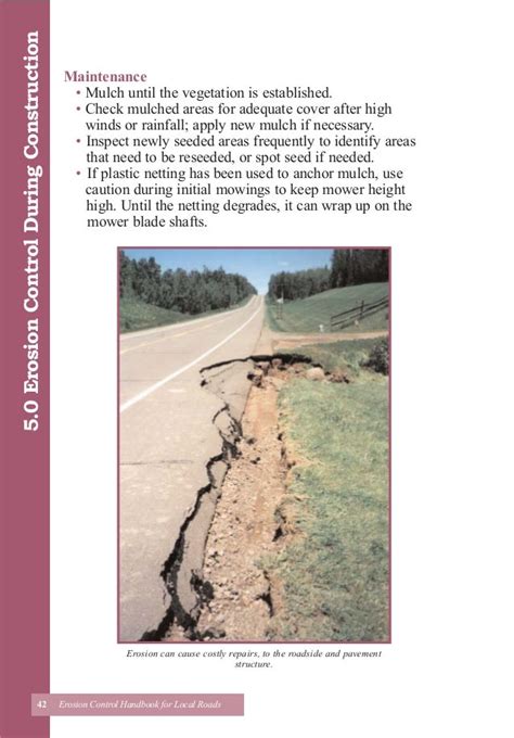 Erosion Control Handbook For Local Roads By Us Dept Of Highway