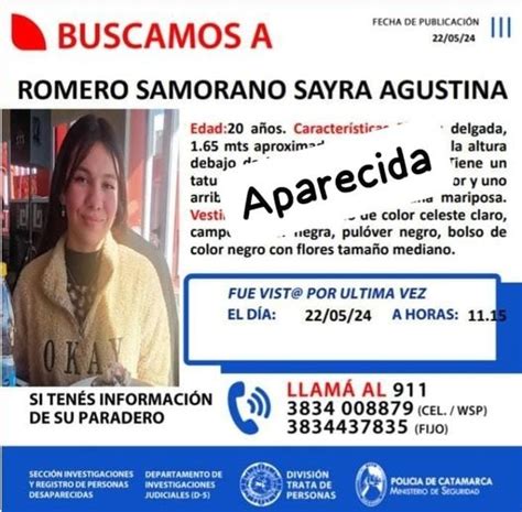 Hallan Sana Y Salva A La Joven Desaparecida Camino A El Rodeo El Esquiu