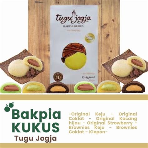 Jual Bakpia Kukus Tugu Jogja Fresh From Pabrik Isi 10 Shopee Indonesia