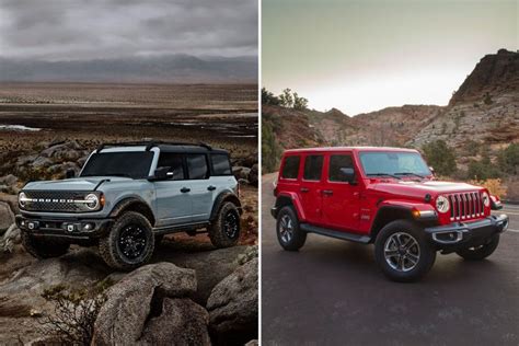 Design Battle Ford Bronco Vs Jeep Wrangler Carexpert