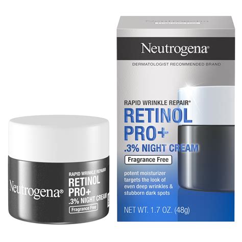 Neutrogena Rapid Wrinkle Repair Retinol Pro Night Moisturizer 1 7 Oz