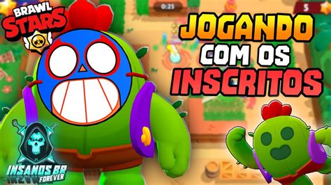 Brawl Stars Ao Vivo Jogando Inscritos Insanos Gameplay Brawl Stars