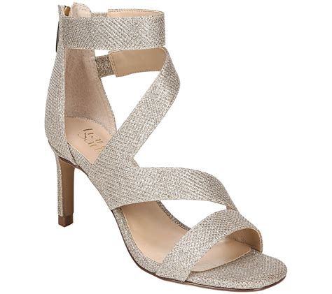 Franco Sarto Strappy Kitten Heel Sandals Celia