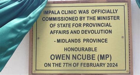 Gweru Opens New Clinic News Report Zimbabwe