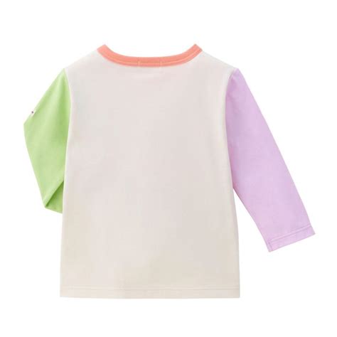 HOT BISCUITS ミキハウス Everyday Seriesワンポイント 長袖Tシャツ ホットビスケッツ ミキハウスホットビス