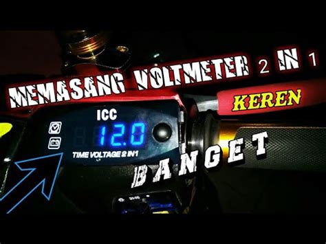 Cara Memasang Voltmeter In Di Motor Beat Karbu Youtube