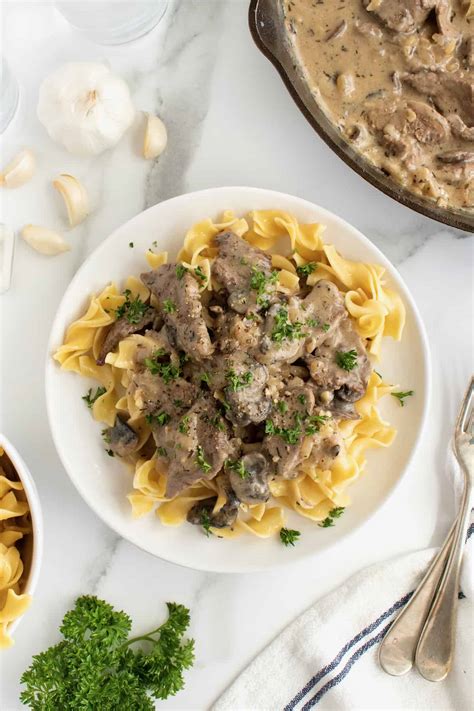 Easy Beef Stroganoff The Bakermama