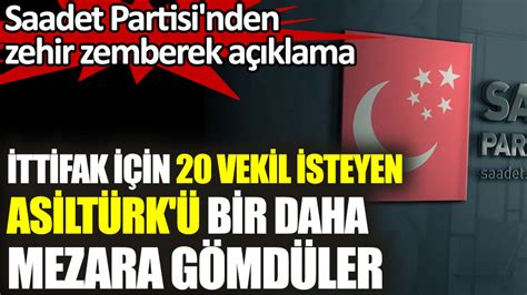 İttifak için 20 vekil isteyen Asiltürk ü bir daha mezara gömdüler