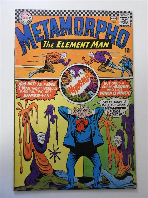 Metamorpho 5 1966 VG FN Condition 1 2 In Spine Split Comic Books