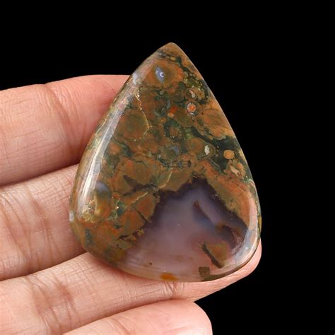 Rhyolite Natural Rhyolite Cabochon Loose Gemstone For Etsy