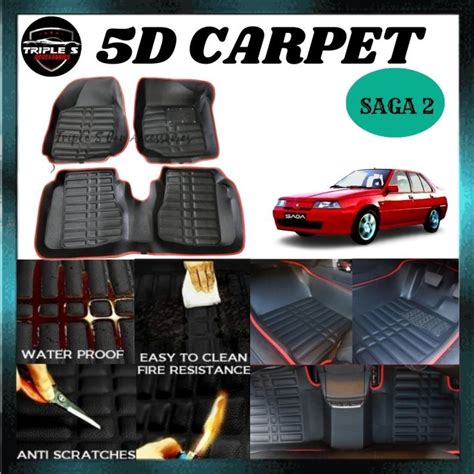 Proton Saga Iswara D Carpet Carmat Floor Mat Oem Karpet Anti Slip