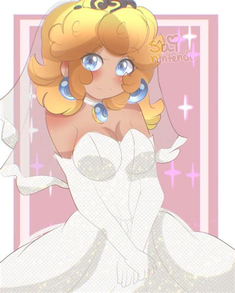 Princess Peach Wedding Dress