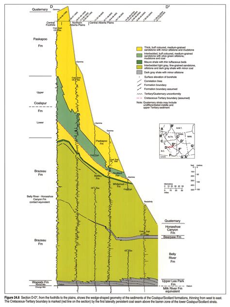 Chapter Uppermost Cretaceous And Tertiary Strata Alberta