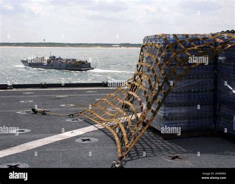 US Navy A Landing Craft Utility Assigned To Assault Craft Unit Two