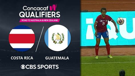 Costa Rica Vs Guatemala Extended Highlights CONCACAF W Qualifiers