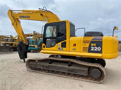 Japan Made Used Crawler Excavators Komatsu Pc220 8mo With High