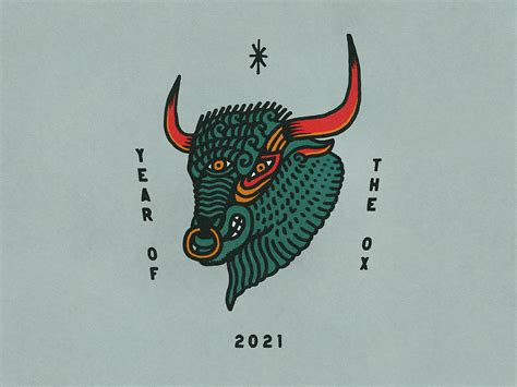 YEAR OF THE OX by Eric Bryant on Dribbble