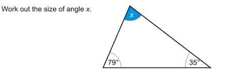 Solved Work Out The Size Of Angle X Math