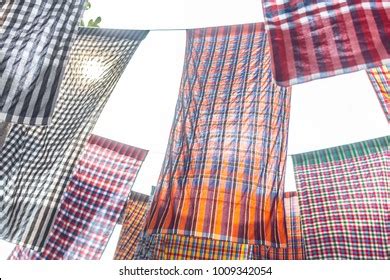 Loincloth Fabric Traditional Loincloth Made Thailand Stock Photo