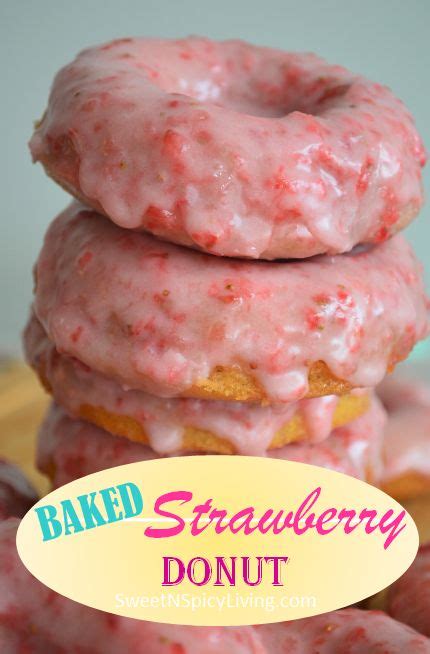 Baked Strawberry Donut Recipe