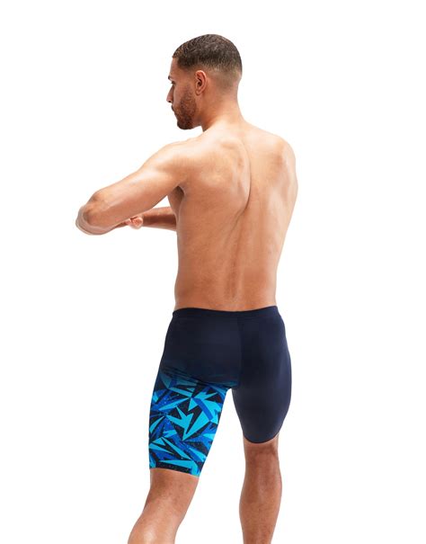 Speedo Hyperboom Placement V Cut Swim Jammer Black Blue Simply Swim Simply Swim Uk