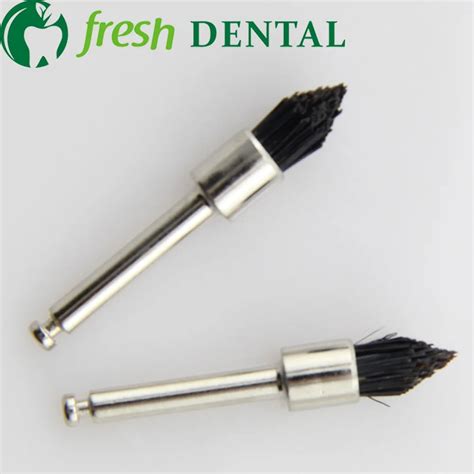 100PCS Dental Polishing Brush Prophy Brush Latch Style Tapered