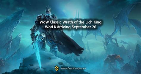 Wrath Of The Lich King WoW WotLK Classic Release Date GoodVibes7