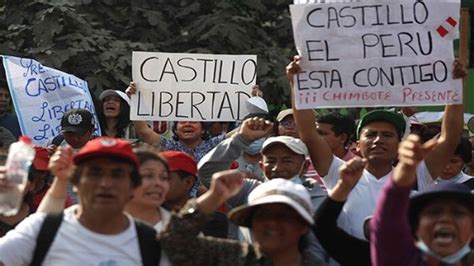 Convocan Gran Marcha En Per En Favor De Pedro Castillo