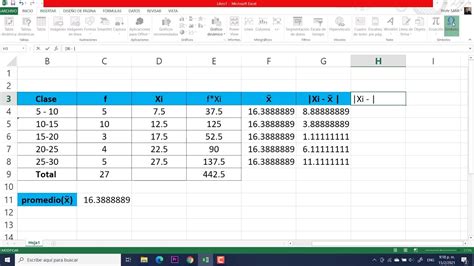 Como Calcular La Desviaci N Media Para Datos Agrupados Excel Parte