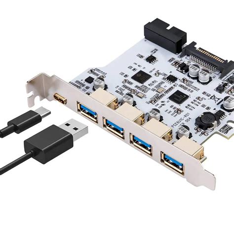 Add On Card Usb Pci E Type C Expansion Card Pci Express Pci E To