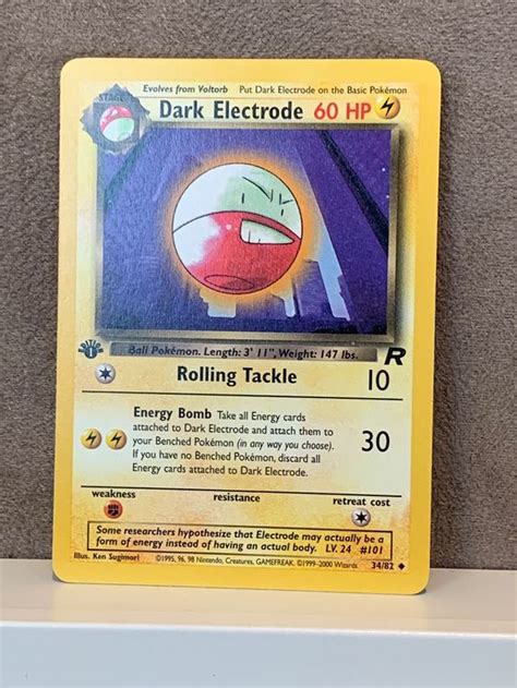 Edition Dark Electrode Eng Pokemon Team Rocket Kaufen Auf