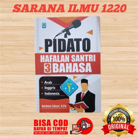 Jual Buku Pidato Hafalan Santri Bahasa Jilid Pustaka Arafah