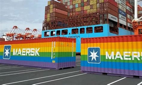 Maersk Rainbow Container Arrives In India For A Month Long Tour