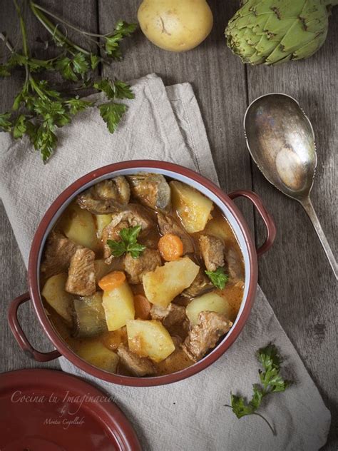 Estofado De Ternera Con Patatas Y Alcachofas