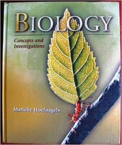 Biology Concepts And Investigations By Marielle Hoefnagels American