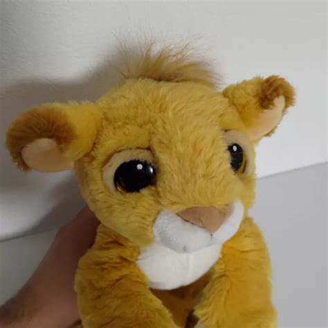 SIMBA MATTEL KÖNIG Der Löwen Stofftier Plüschtier 1993 Retro Disney EUR