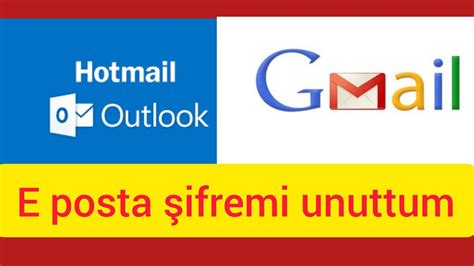 Gmail Hotmail Hesab Kurtarma E Posta Ifremi Unuttum Youtube