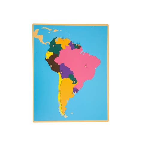 South America Puzzle Map E O Montessori