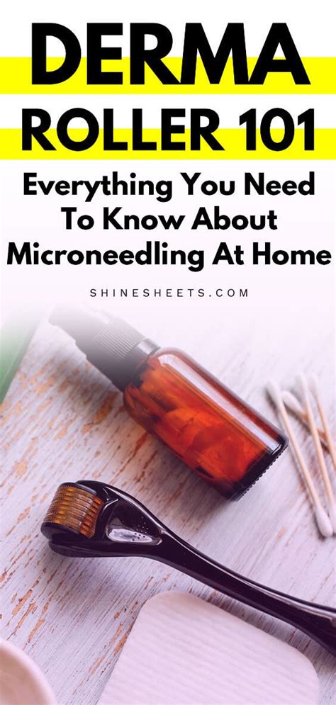 Derma Roller The Ultimate Guide To Microneedling At Home