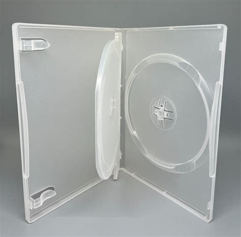 50 14mm Clear Double 2 Dvd Cases Wswing Tray Full Sleeve Psd44 Ebay